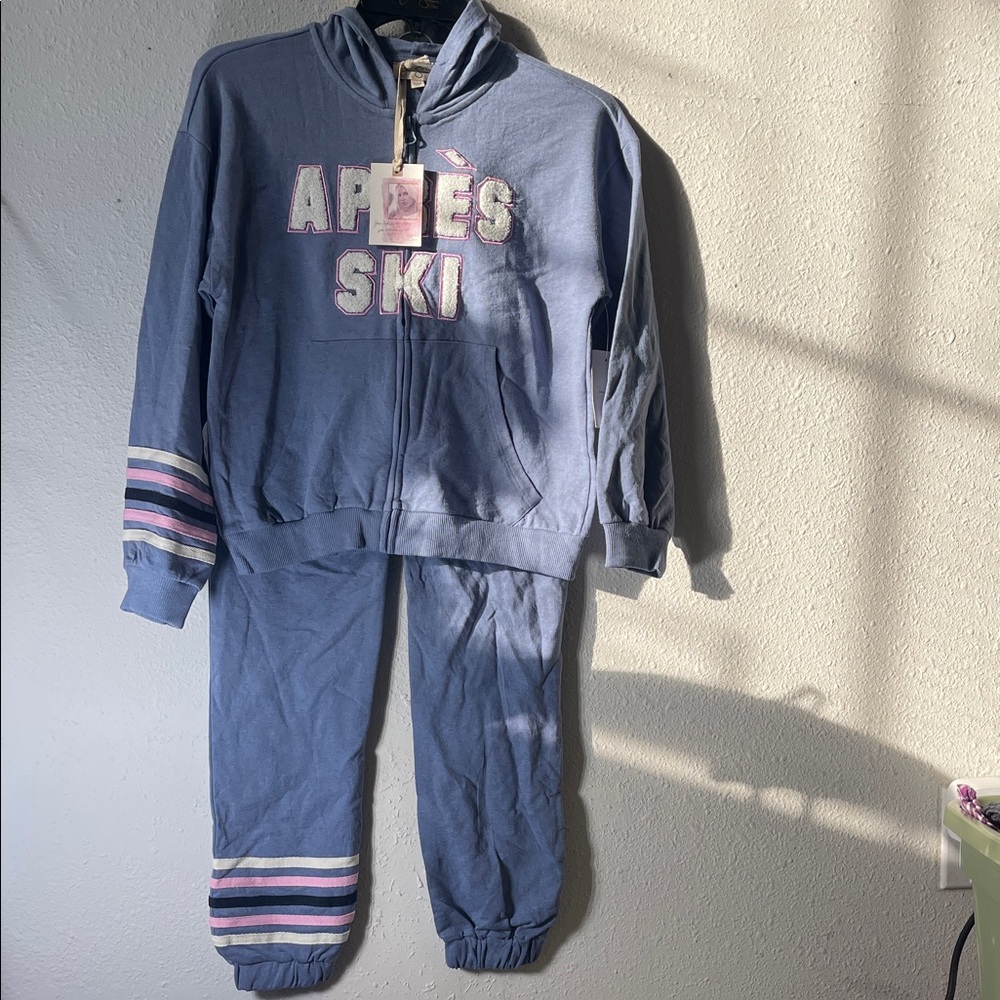 THE GREAT. Gray Après Ski Hoodie